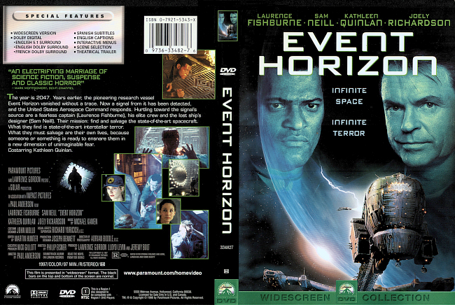 dvd cover Event Horizon 1997 Dvd Cover
