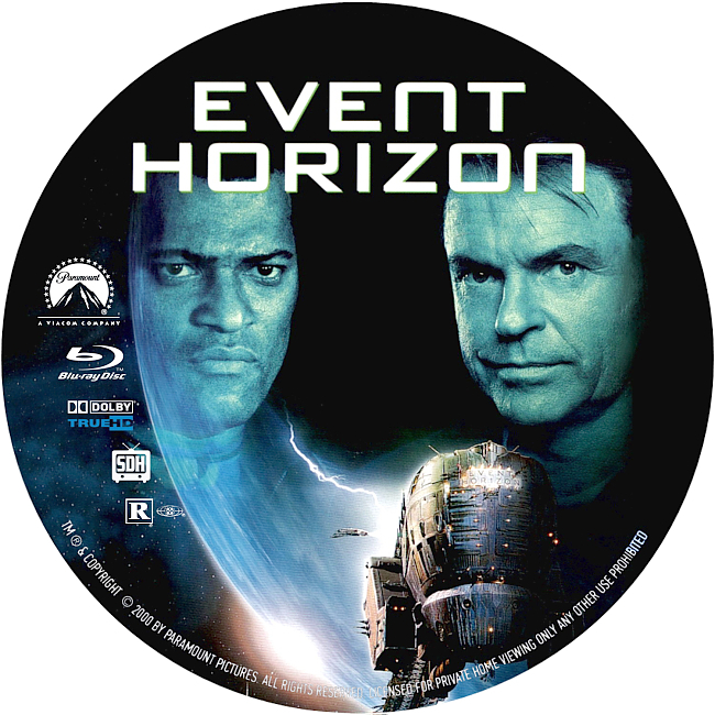 dvd cover Event Horizon 1997 R1 Disc 1 Dvd Cover