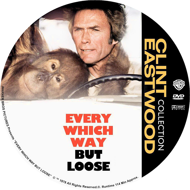 Every Which Way But Loose 1978 R1 Disc 4 Dvd Cover 