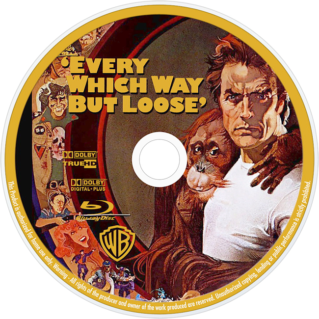 dvd cover Every Which Way But Loose 1978 R1 Disc 1 Dvd Cover