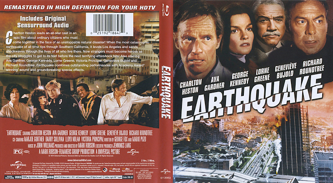 dvd cover Earthquake 1974 Dvd Cover